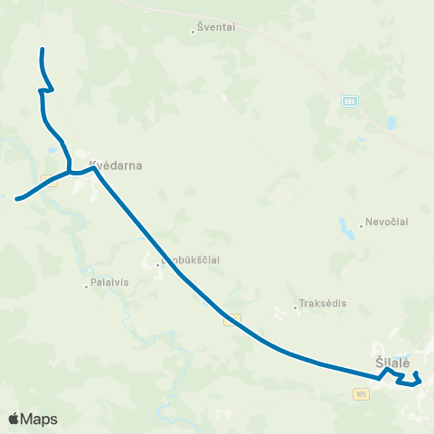 VšĮ „Žaliasis regionas" Šilalė - Kvėdarna - Lembas map