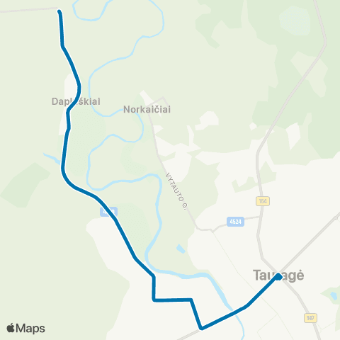 VšĮ „Žaliasis regionas" Tauragė - Pilaitė map