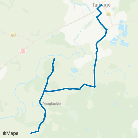 VšĮ „Žaliasis regionas" Tauragė - Kuisiai map