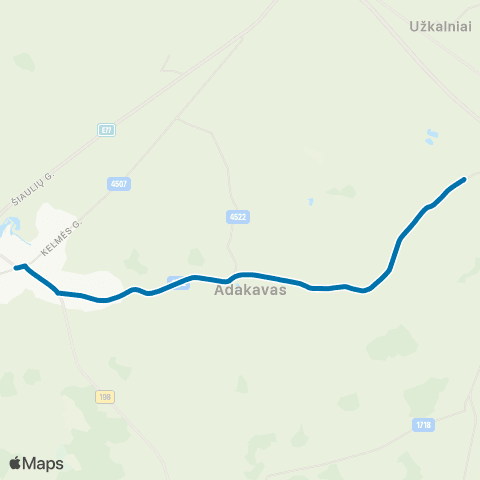 VšĮ „Žaliasis regionas" Skaudvilė - Žvirzdė map