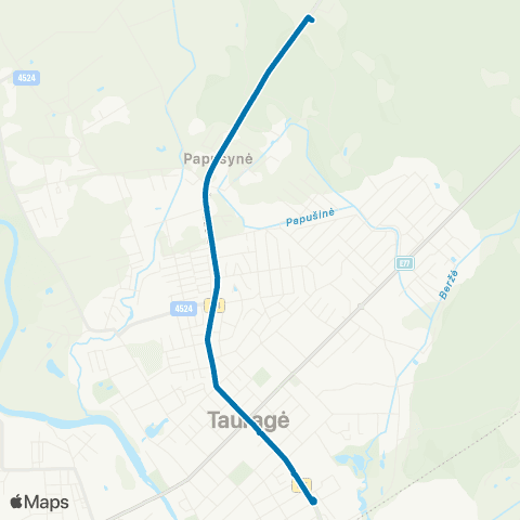 VšĮ „Žaliasis regionas" Žalgirių Mikrorajonas - Papušynės Kapinės map