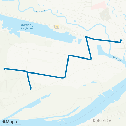 VšĮ „Žaliasis regionas" Jurbarkas - Kalnėnų Kapinės map
