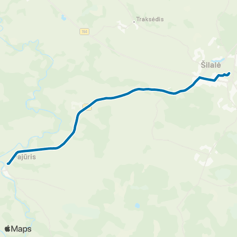 VšĮ „Žaliasis regionas" Šilalė - Pajūris map