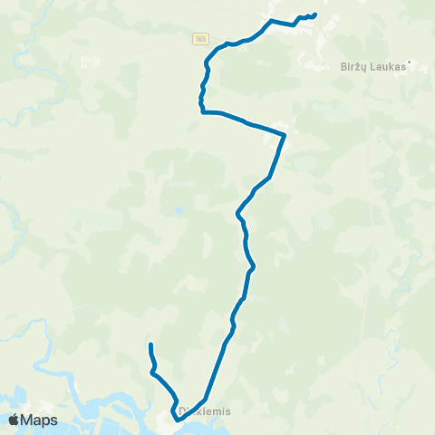 VšĮ „Žaliasis regionas" Didkiemis - Laumenai - Šilalė map