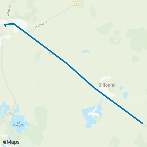 VšĮ „Žaliasis regionas" Laukuva - Gulbės - Stoniai map