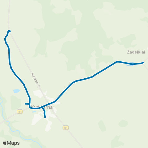 VšĮ „Žaliasis regionas" Žadeikiai - Kvėdarna map