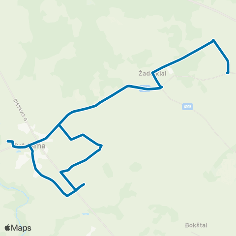 VšĮ „Žaliasis regionas" Kvėdarna - Žadeikiai map