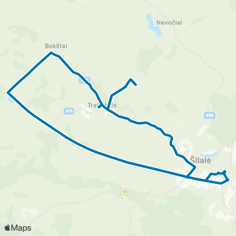 VšĮ „Žaliasis regionas" Šilalė - Traksėdis - Bokštai map