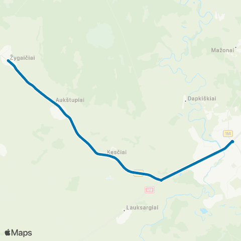 VšĮ „Žaliasis regionas" Tauragė - Žygaičiai map