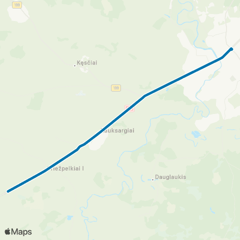 VšĮ „Žaliasis regionas" Tauragė - Griežpelkiai map