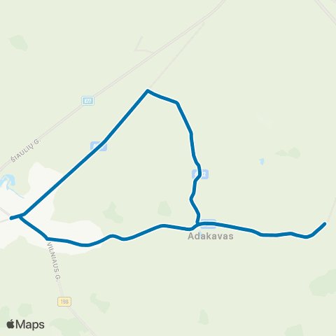 VšĮ „Žaliasis regionas" Skaudvilė - Očikiai map