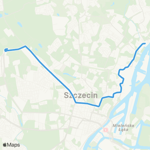 ZDiTM Szczecin Osiedle Zawadzkiego - Potulicka map