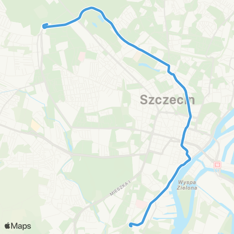 ZDiTM Szczecin Osiedle Zawadzkiego - Pomorzany map