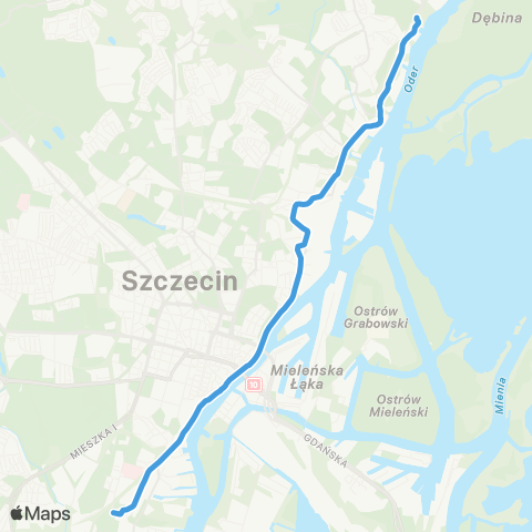 ZDiTM Szczecin Gocław - Pomorzany map