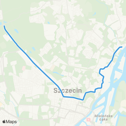 ZDiTM Szczecin Głębokie - Potulicka map