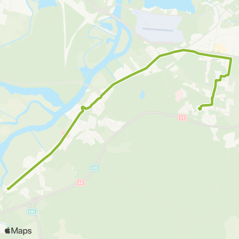 ZDiTM Szczecin Osiedle Bukowe - SKM Podjuchy ( - Klucz) map