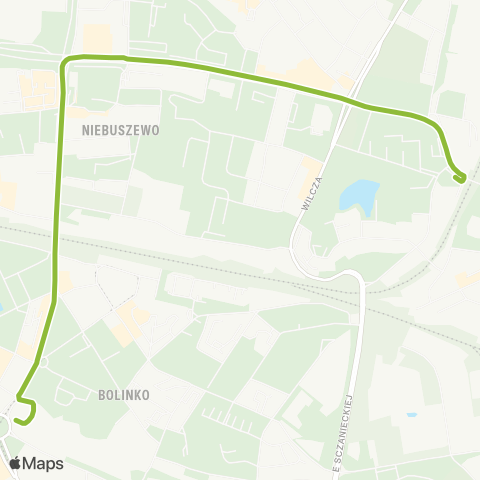 ZDiTM Szczecin Kołłątaja - Rugiańska map