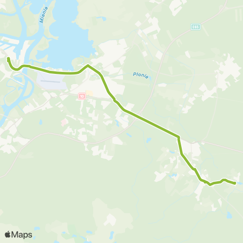 ZDiTM Szczecin Basen Górniczy - Śmierdnica ( - Jezierzyce) map