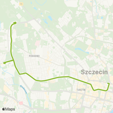 ZDiTM Szczecin Osiedle Zawadzkiego - Plac Rodła map
