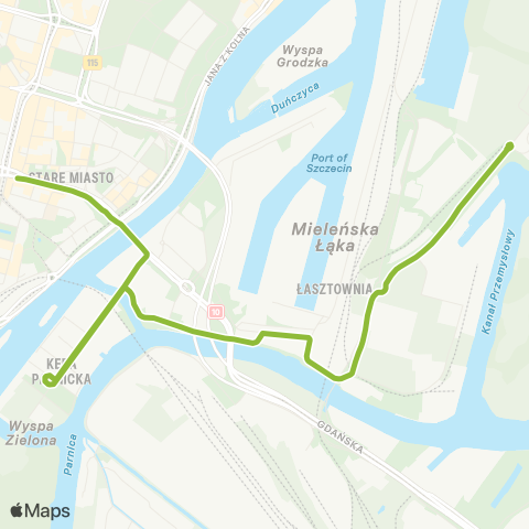 ZDiTM Szczecin Brama Portowa - Logistyczna map