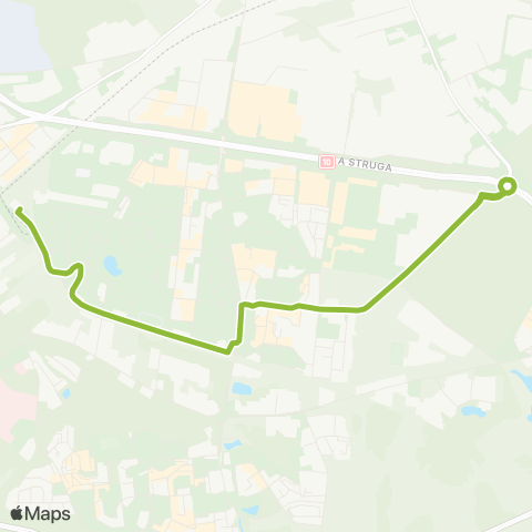 ZDiTM Szczecin Turkusowa - Zakłady Mięsne map