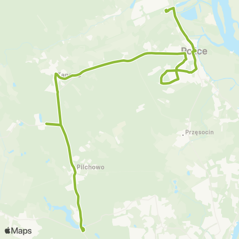 ZDiTM Szczecin Głębokie - Police Rynek / Zakłady Chemiczne map