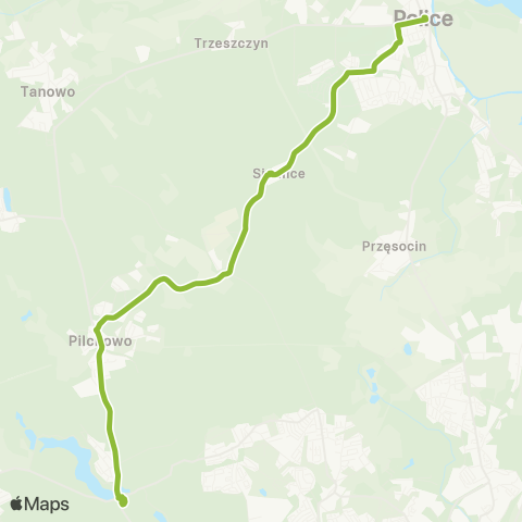 ZDiTM Szczecin Głębokie - Police Rynek map