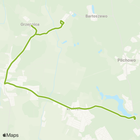 ZDiTM Szczecin Głębokie - Sławoszewo map