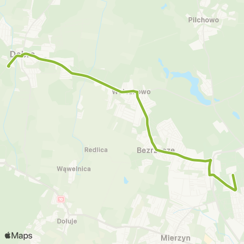 ZDiTM Szczecin Klonowica Zajezdnia - Dobra Osiedle map