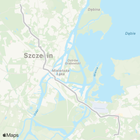 ZDiTM Szczecin Osiedle Bukowe - Osów map