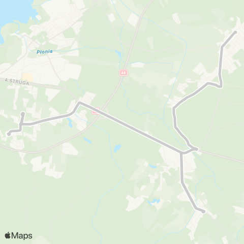 ZDiTM Szczecin Osiedle Bukowe - Wielgowo Borsucza map