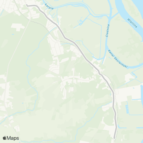 ZDiTM Szczecin Police Mścięcino Krzyżówka - Stołczyn Północny map