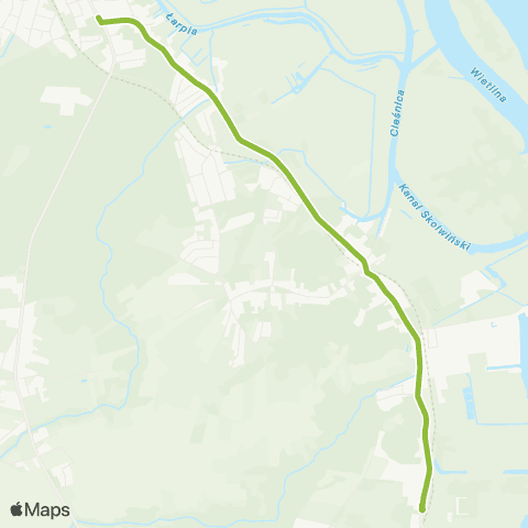 ZDiTM Szczecin Police Mścięcino Krzyżówka - Stołczyn Północny map