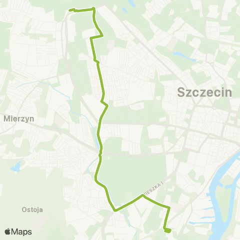ZDiTM Szczecin Osiedle Zawadzkiego - Pomorzany map