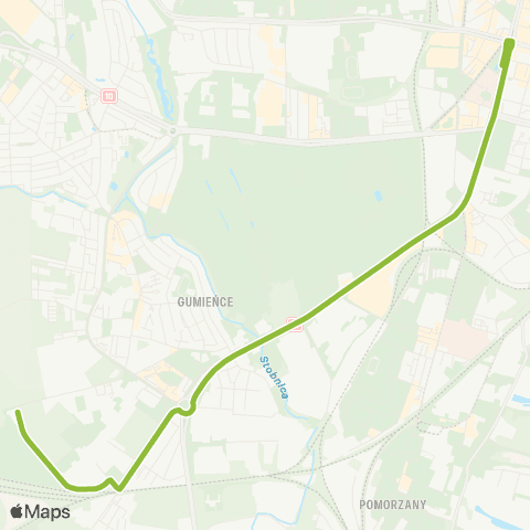 ZDiTM Szczecin Plac Kościuszki - Cmentarz Zachodni map