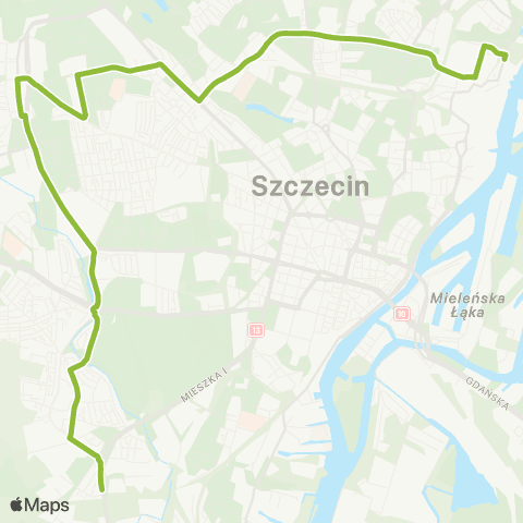 ZDiTM Szczecin Ludowa - Południowa map