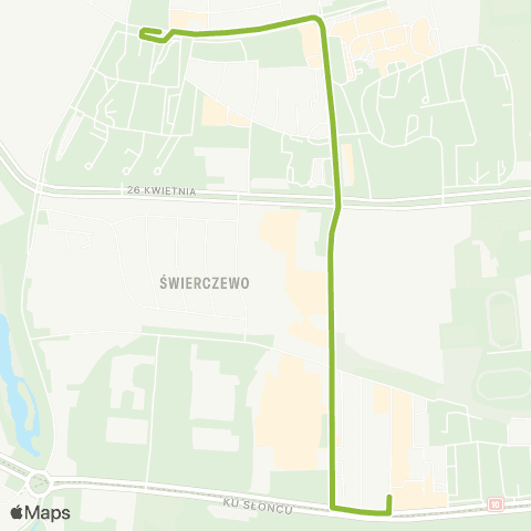 ZDiTM Szczecin Osiedle Kaliny - Karola Miarki map