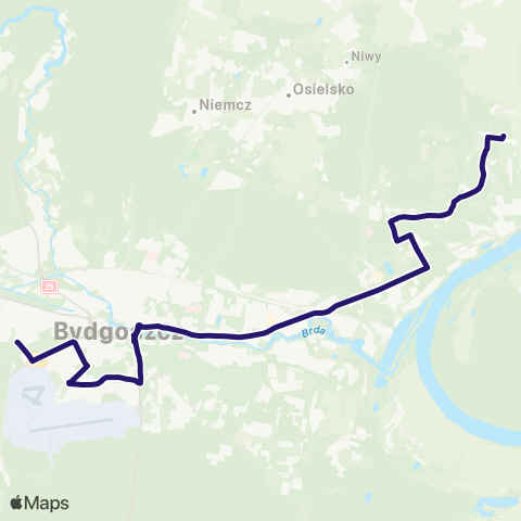 ZDMiKP Bydgoszcz Tatrzańskie — Błonie map