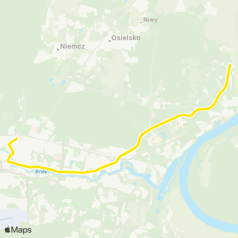 ZDMiKP Bydgoszcz Łoskoń — Rycerska map