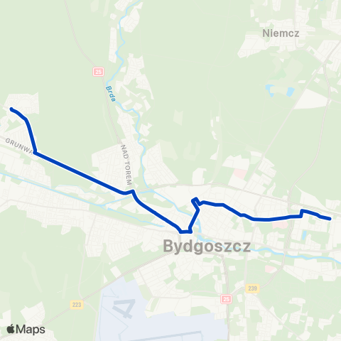 ZDMiKP Bydgoszcz Rekinowa — Morska map