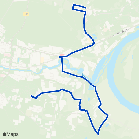 ZDMiKP Bydgoszcz Kapuściska — Eskulapa map