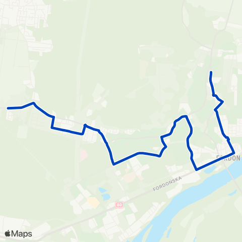 ZDMiKP Bydgoszcz Tatrzańskie — Zamczysko map