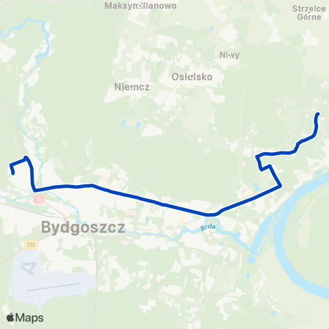 ZDMiKP Bydgoszcz Tatrzańskie — Czyżkówko map