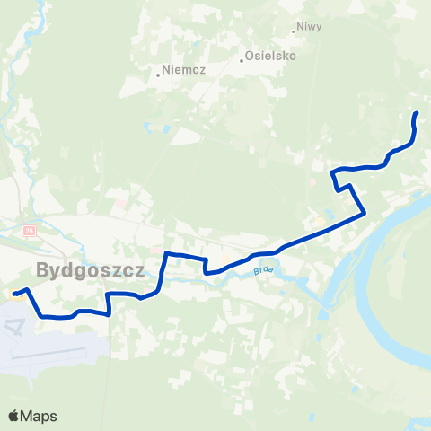 ZDMiKP Bydgoszcz Tatrzańskie — Błonie map