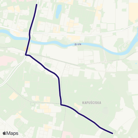 ZDMiKP Bydgoszcz Rondo Skrzetuskie — Kapuściska map