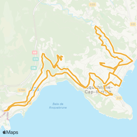 Zest Vieux Roquebrune - St-Roman - Mairie - Carnolès - Peglion - Vieux Roquebrune map