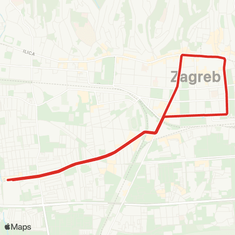 ZET Ljubljanica-Borongaj map