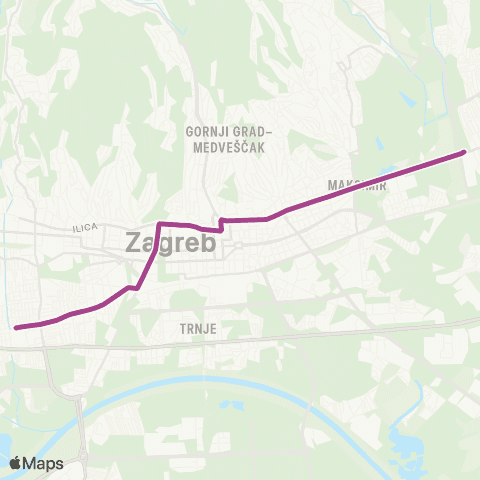 ZET Ljubljanica - Dubrava map