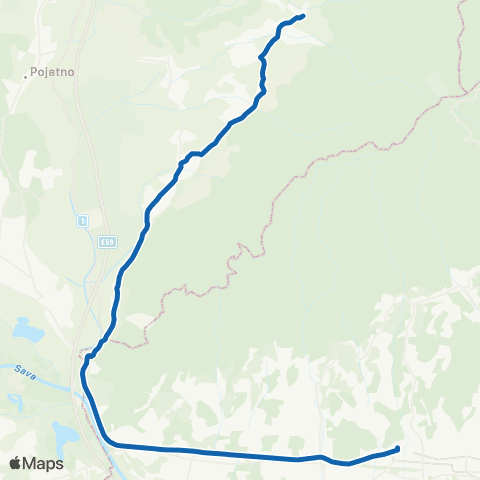 ZET Zg.(Črn.)-Polj.-G.B. map