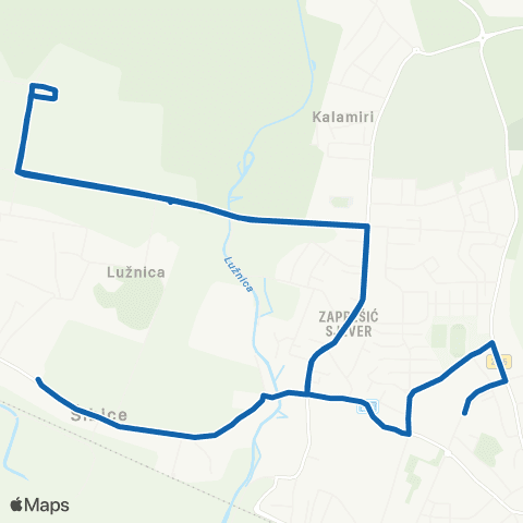 ZET Trg Mladosti - Šibice map